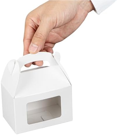 Restaurantware Bio Tek 4x25x25 Inch Gable Boxes 25 Count