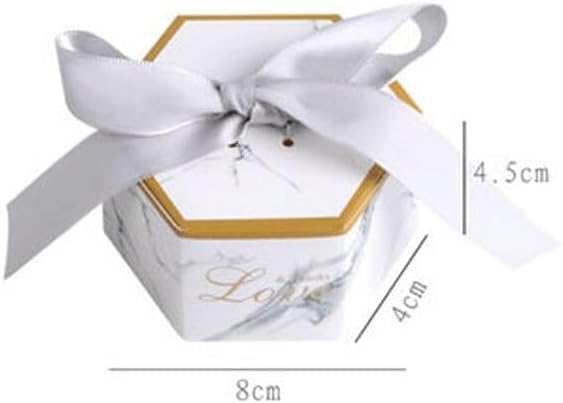 MODADA Party Favor Candy Boxes with Ribbons for Celebrations