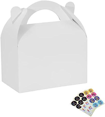 Bssay 30 Pack Treat Boxes with Handles for Parties