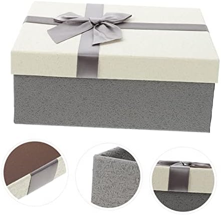 EXQUIMEUBLE Bowknot Cosmetic Storage Box 25x197x10cm