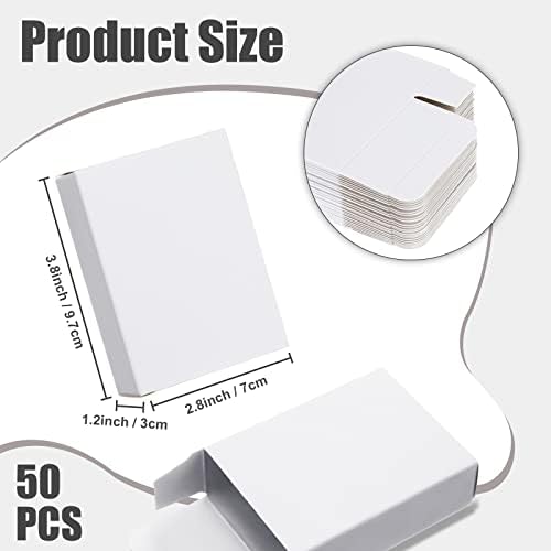 50 Pcs Kraft Soap Boxes for Party Favors and Gifts