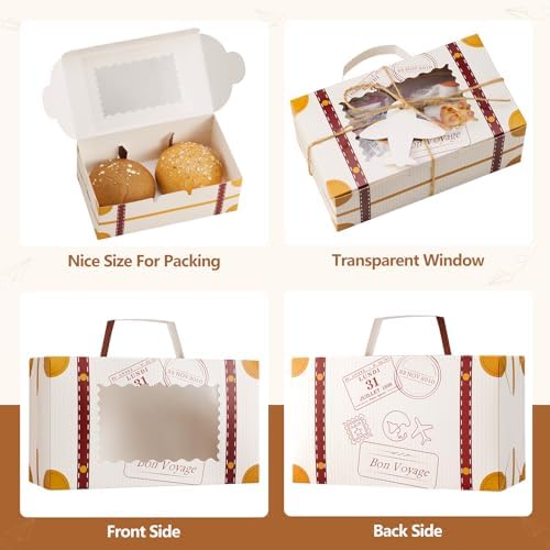 Yodyzj 20-Piece Mini Suitcase Candy Boxes with Window
