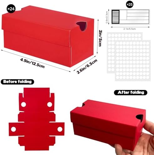 24 Pack Mini Sneaker Boxes for Party Favors