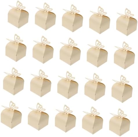 50pcs Butterfly Candy Boxes Wedding Favors for Parties