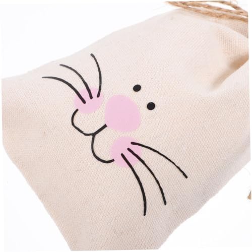 CAXUSD 10pcs Easter Bunny Bags for Kids Party Favors
