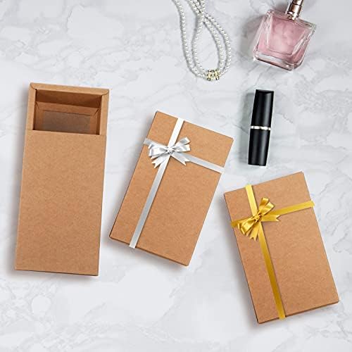 Zonon 30PCS Kraft Paper Drawer Boxes for Gifts