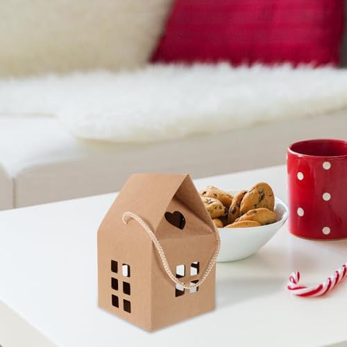 ARTIBETTER 15Pcs 3D Christmas Candy Cookie Treat Boxes