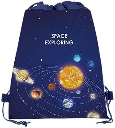 CC HOME 12Pcs Space Exploring Drawstring Party Bags