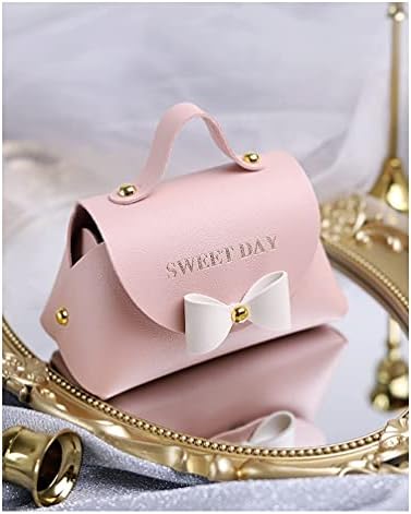 CheeseandU 6 Pack Pink Bowknot Handbag Gift Boxes