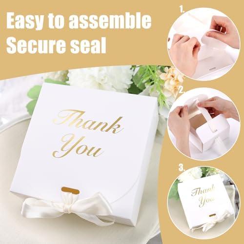 VGOODALL 20PCS Mini Gift Boxes with Bow Ribbon