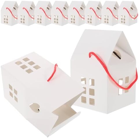 15Pcs House Shaped Candy Boxes for Party Favors