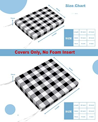 Prime-Home Waterproof Seat Cushion Cover 2 Pack