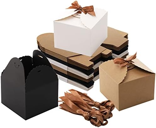 SOUJOY 30 Pack Gift Boxes with Lid and Ribbons