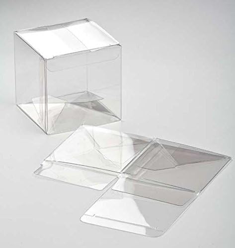 3x3x3 Clear Gift Boxes 25 Pack