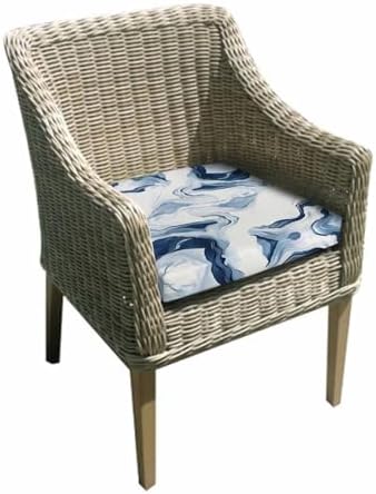 2 Pack Marble Waterproof Cushion Covers with Ties