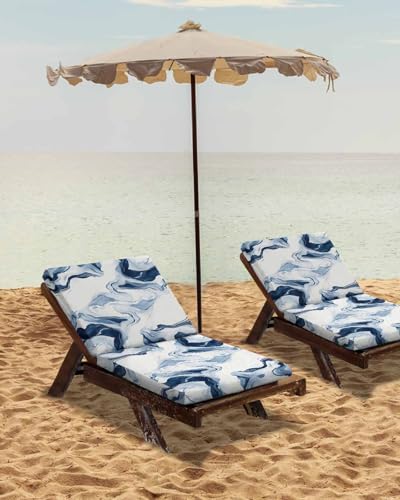 2 Pack Marble Waterproof Cushion Covers with Ties