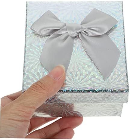 LIFKOME 6pcs Square Paper Gift Boxes for Wrapping