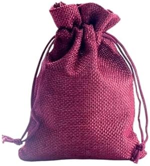 SOFXnng Cotton Linen Drawstring Gift Bags 50PCS 15X20CM