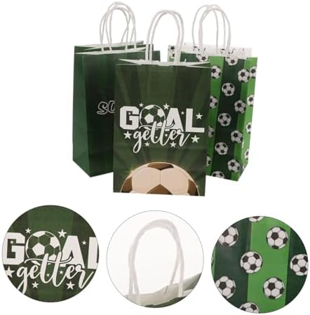 SUPVOX Football Pattern Goodie Bags 5 Sets 16PCS