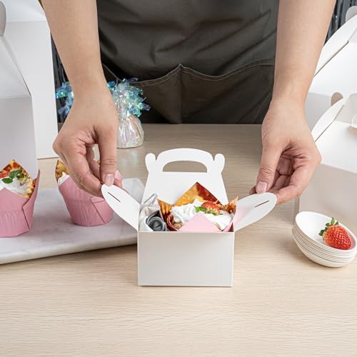 Restaurantware Bio Tek 4x25x25 Inch Gable Boxes 25 Count 1