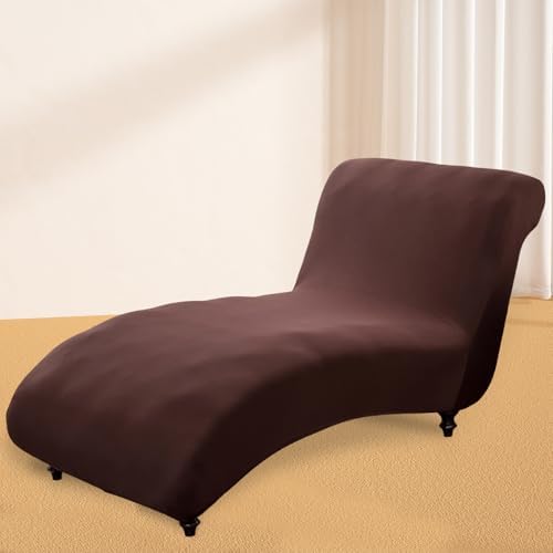 LYIYEYAN Printed Armless Chaise Lounge Cover