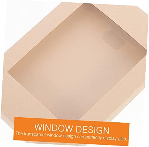 ABOOFAN 10pcs Transparent Window Cookie Boxes for Party Supplies