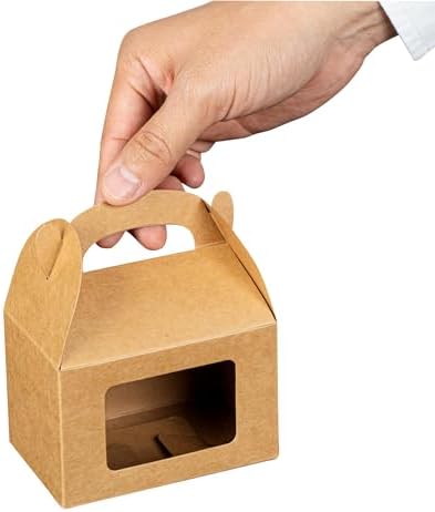 Restaurantware Bio Tek 4x25x25 Inch Gable Gift Boxes For Party Favors