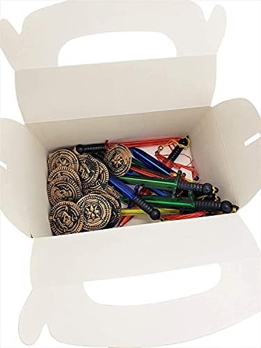 AMERICAN WIT 12 Pack Pirate Treasure Chest Boxes