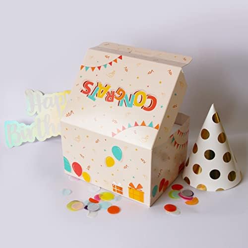 FETTIPOP Exploding Confetti Gift Box Surprise Kit