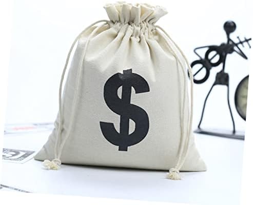 Holibanna 10 Pcs Canvas Drawstring Bags Set for Party Favors