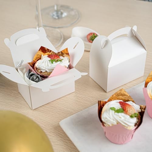 Restaurantware Bio Tek 4x25x25 Inch Gable Boxes 25 Count 1