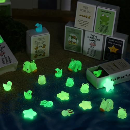 100 Pcs Luminous Resin Affirmation Gift Box Set