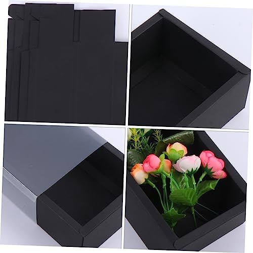 Butifulsic 6pcs Kraft Paper Drawer for Gift Wrapping and Present Packaging