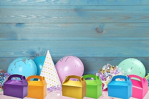 White Gable Treat Boxes for Kids Birthday Party Favors