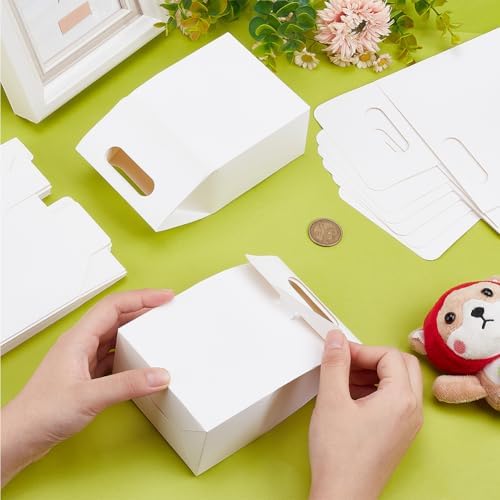 PH PandaHall 24 Pack White Gift Boxes for Party Treats