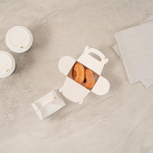 Restaurantware Bio Tek 4x25x25 Inch Gable Boxes 25 Count
