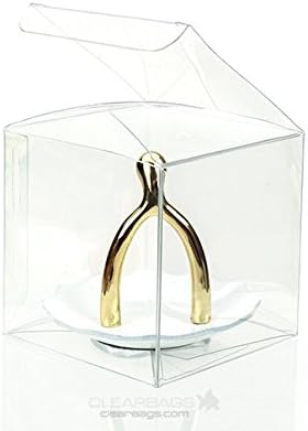3x3x3 Clear Gift Boxes 25 Pack