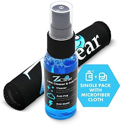 Z Clear Combo Pack 1oz Anti-Fog Spray and Microfiber Cloth