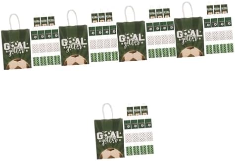 Garneck 80pcs Football Design Party Bags for Sports Events