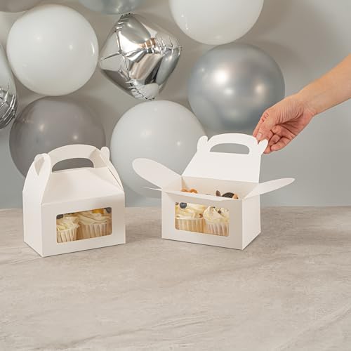 Restaurantware Bio Tek 6x35x35 Inch Gable Boxes 25 Gift Boxes