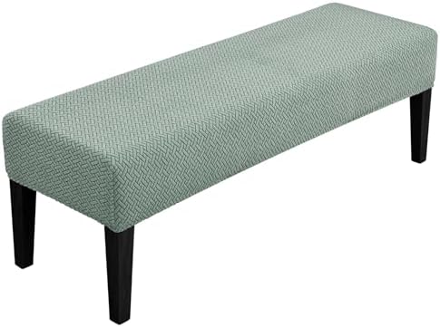 SPRINGRICO Stretch Dining Bench Cover - Green