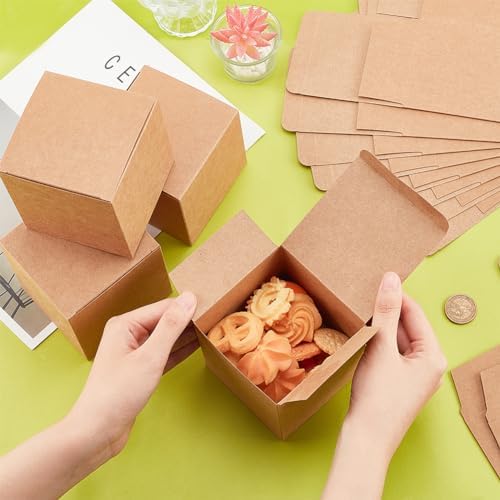 PH PandaHall 30PCS Kraft Gift Boxes for Small Gifts