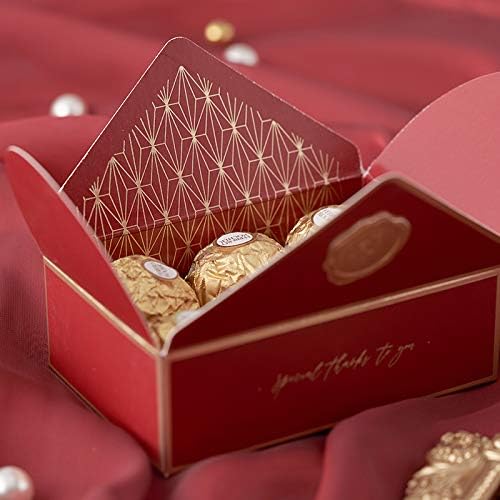 POTTIIS 20Pcs Candy Box Gift Boxes for Wedding Birthday Parties