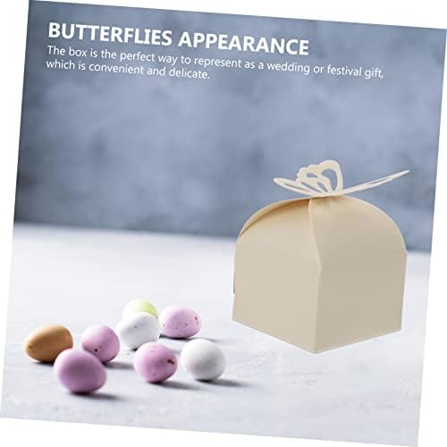 50pcs Butterfly Candy Boxes Wedding Favors for Parties