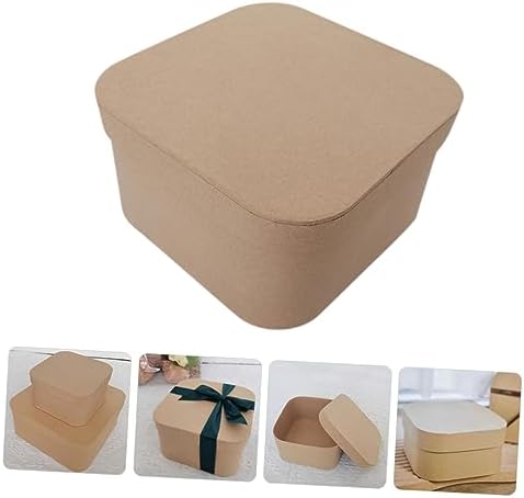 3pcs Kraft Box for Valentine Day Treats Jewelry and Party Favors