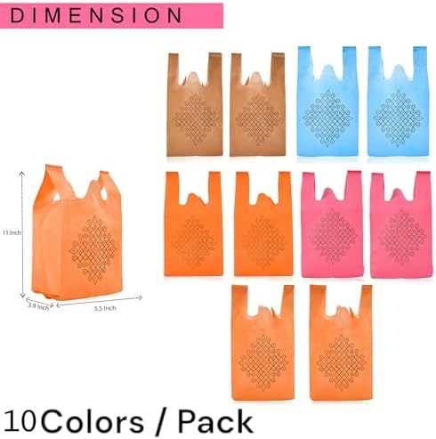 LOVENSPIRE Reusable Kolam Print Gift Bags