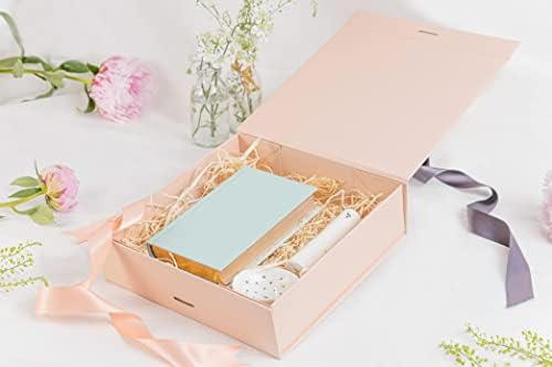 Pink Box 64x88x374 with Magnetic Lid and Ribbons