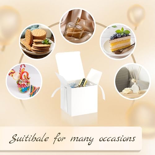 48 Pcs Mini Wedding Gift Boxes with Ribbon