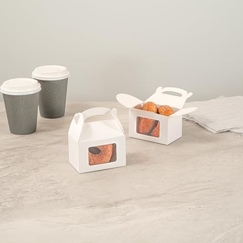 Restaurantware Bio Tek 4x25x25 Inch Gable Boxes 25 Count
