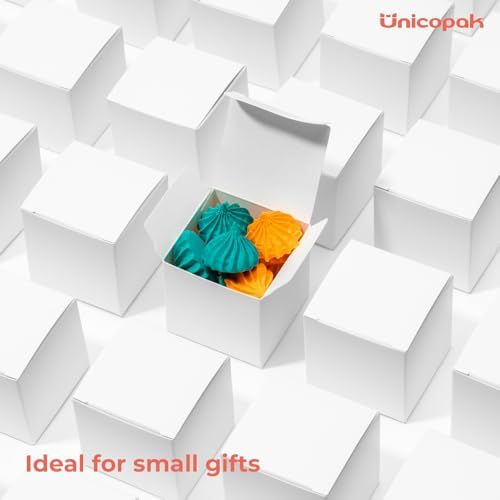 UnicoPak 30 Pack White Small Gift Boxes